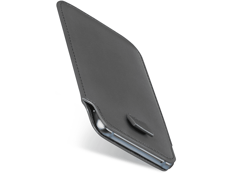 MOEX Slide Case, Full Cover, Huawei, P8 Lite 2015, Anthracite-Gray