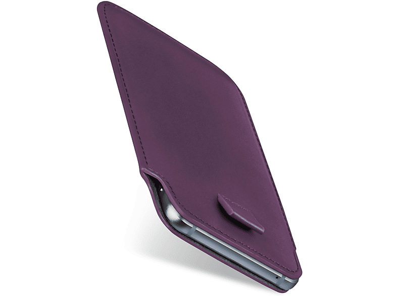 MOEX Slide Case, Full Cover, Motorola, One / P30 Play, Indigo-Violet