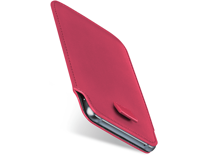 MOEX Slide Case, Full Cover, LG, X Mach, Berry-Fuchsia
