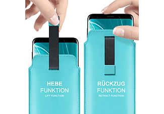 MOEX Slide Case, Full Cover, Nokia, 5.1, Aqua-Cyan