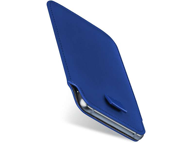 Premium, XZ Sony, Royal-Blue MOEX Case, Xperia Cover, Slide Full