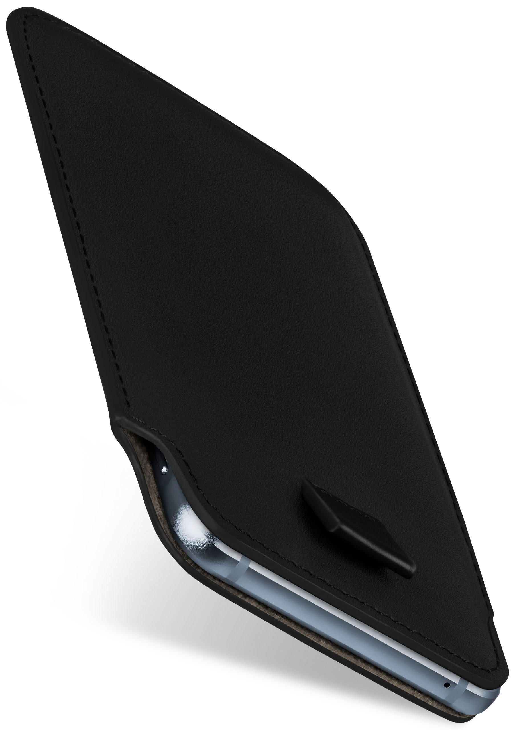 MOEX Slide Case, Full Cover, Edge, S6 Samsung, Galaxy Deep-Black