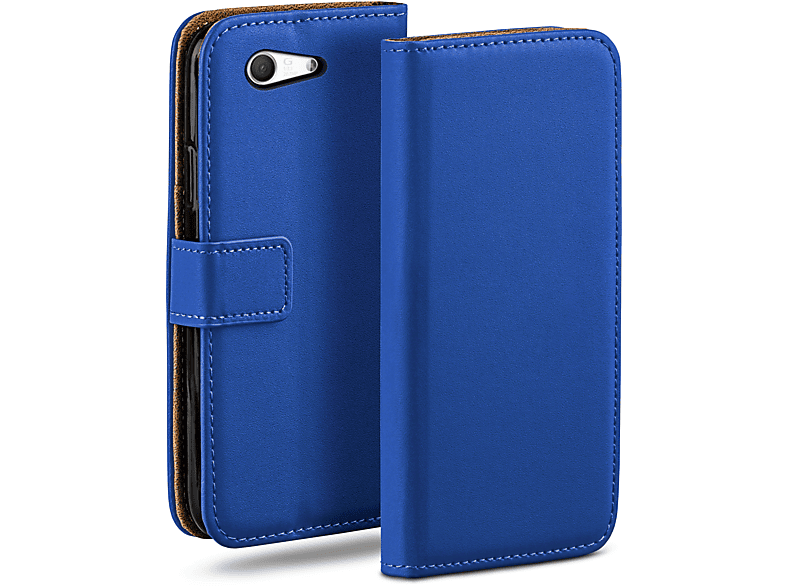 MOEX Book Case, Bookcover, Sony, Xperia Z3 Compact, Royal-Blue