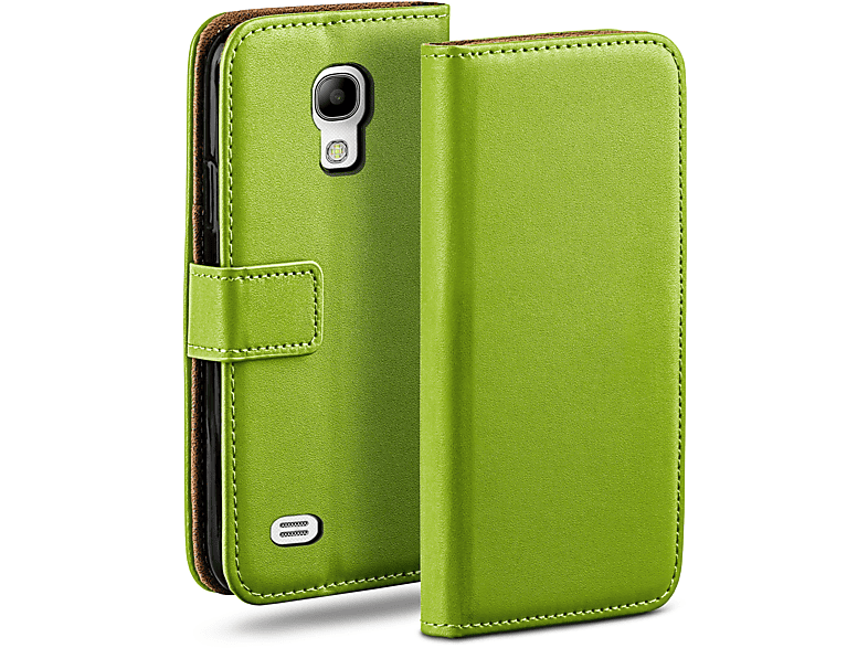 MOEX Book Case, Bookcover, Samsung, Mini, Lime-Green Galaxy S4