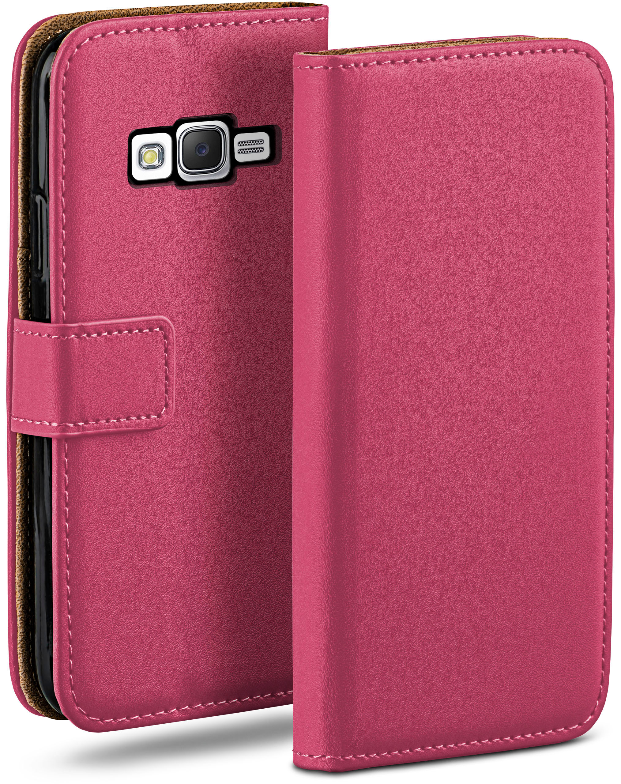 MOEX Book Case, Bookcover, Samsung, Galaxy J5 (2015), Berry-Fuchsia