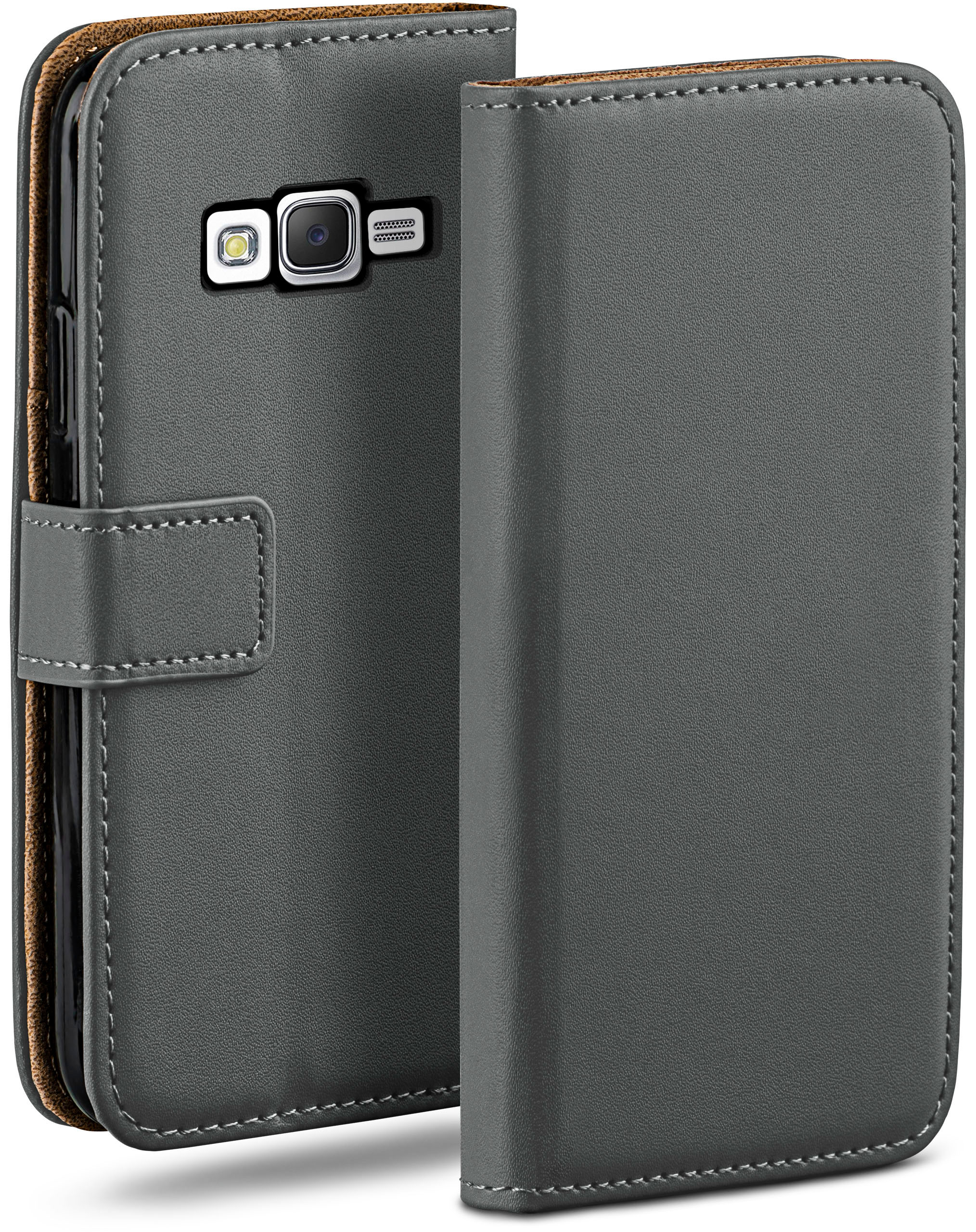 MOEX Samsung, Case, Book (2015), Galaxy Bookcover, J5 Anthracite-Gray