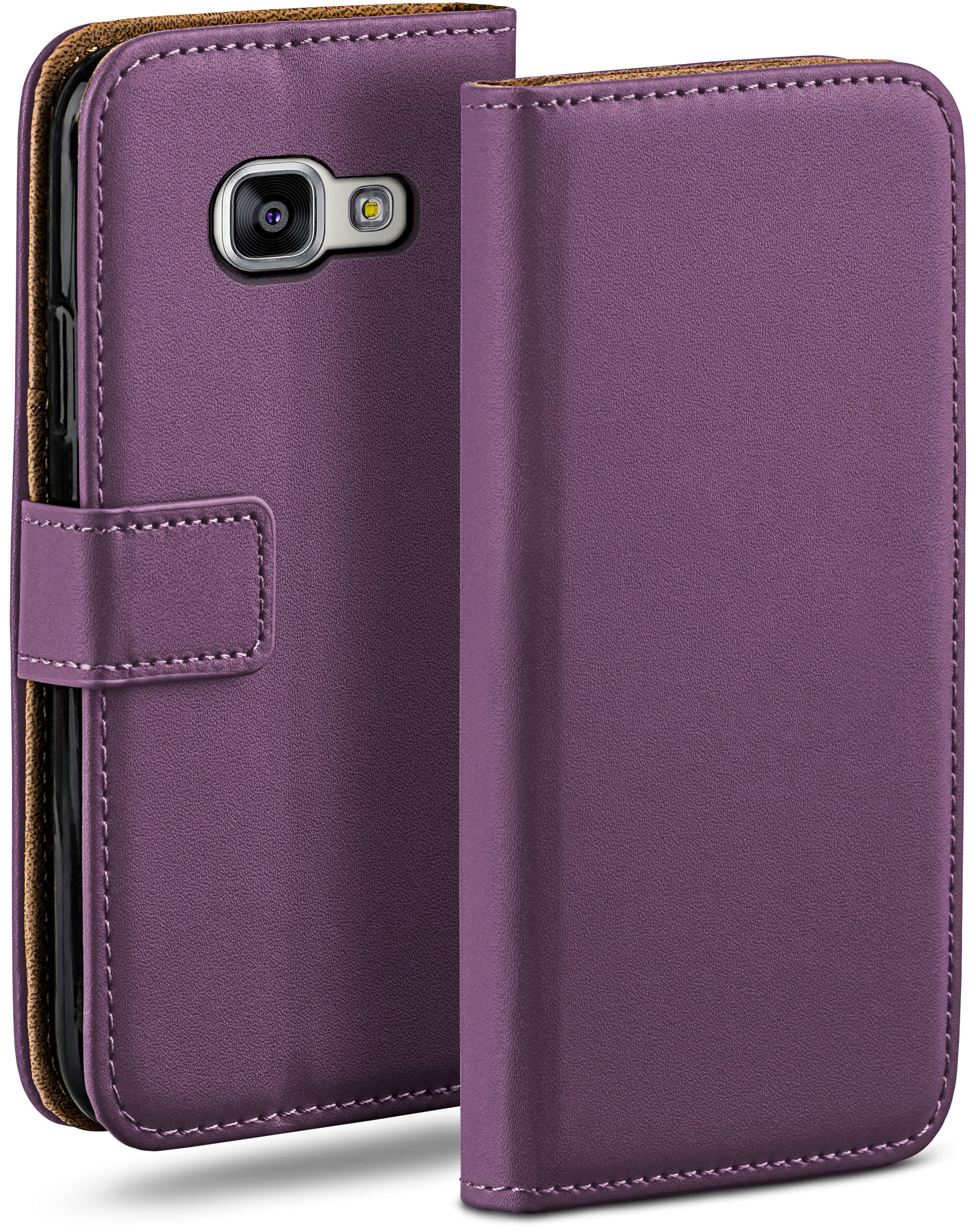 Indigo-Violet Book Bookcover, Samsung, A3 Galaxy Case, MOEX (2016),