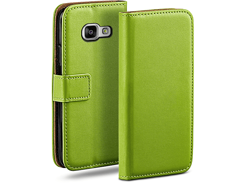 MOEX Book Case, Bookcover, Samsung, Galaxy A3 (2016), Lime-Green
