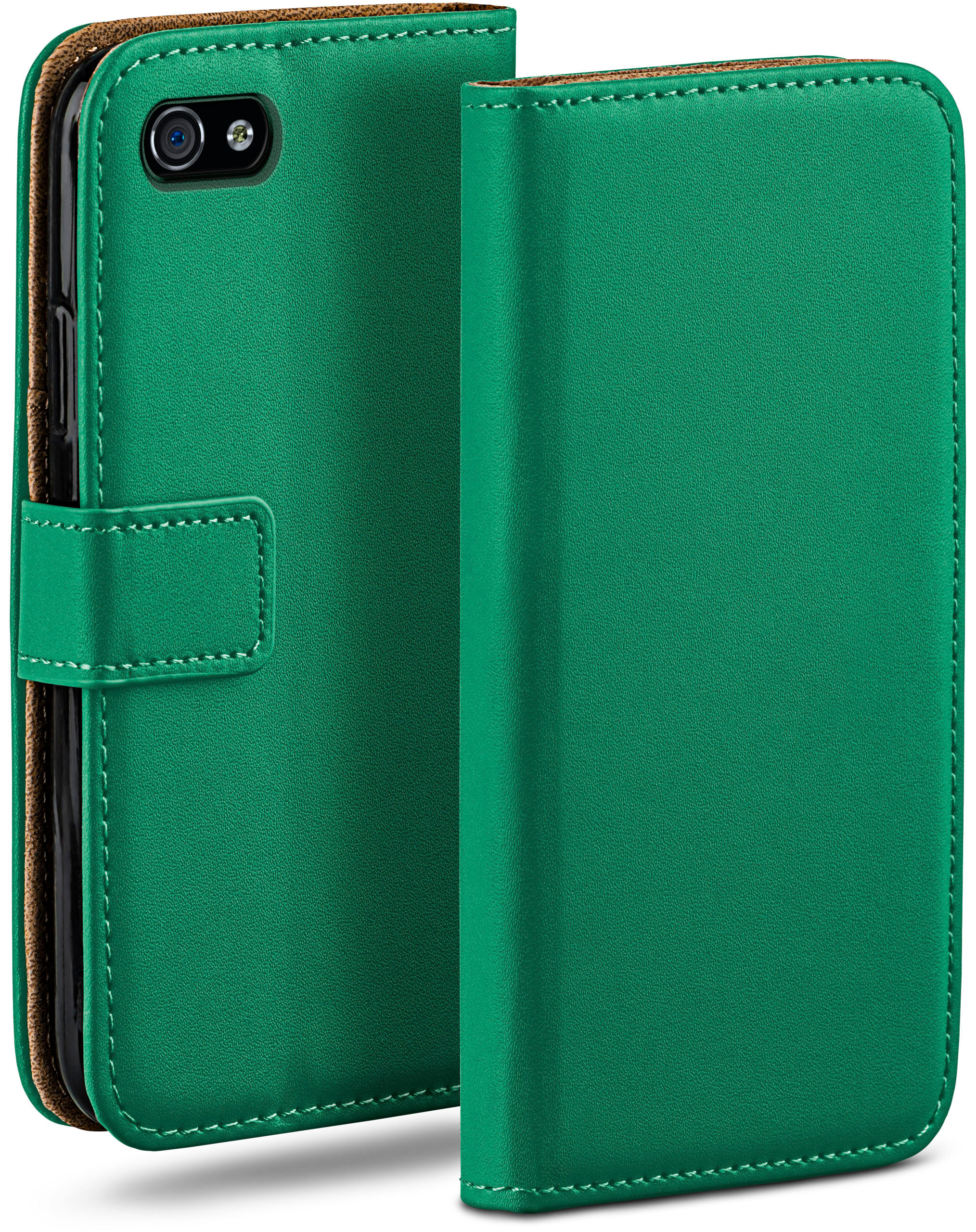 Emerald-Green iPhone 4s iPhone Apple, Book Bookcover, Case, MOEX 4, /