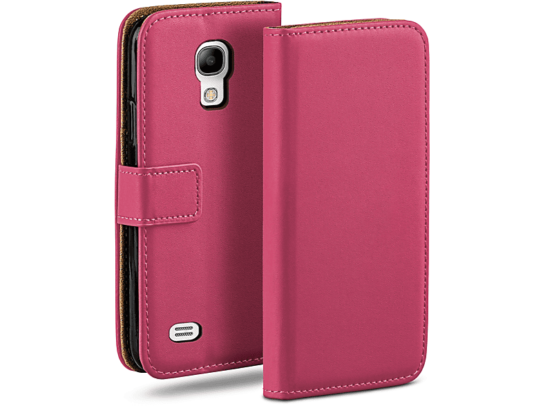 Bookcover, MOEX S4 Mini, Galaxy Berry-Fuchsia Case, Book Samsung,