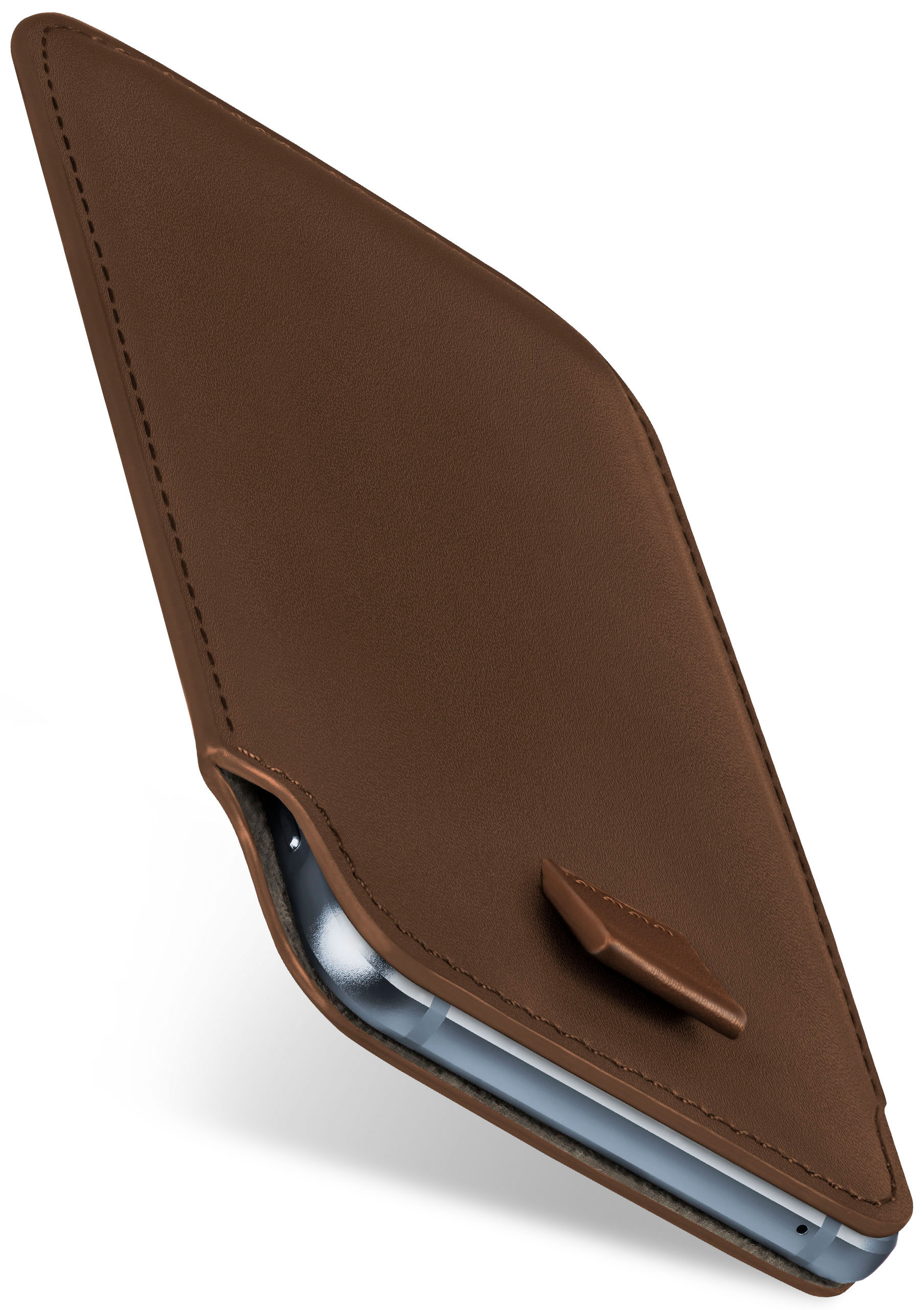 MOEX Slide Cover, Huawei, Pro, P20 Full Case, Oxide-Brown