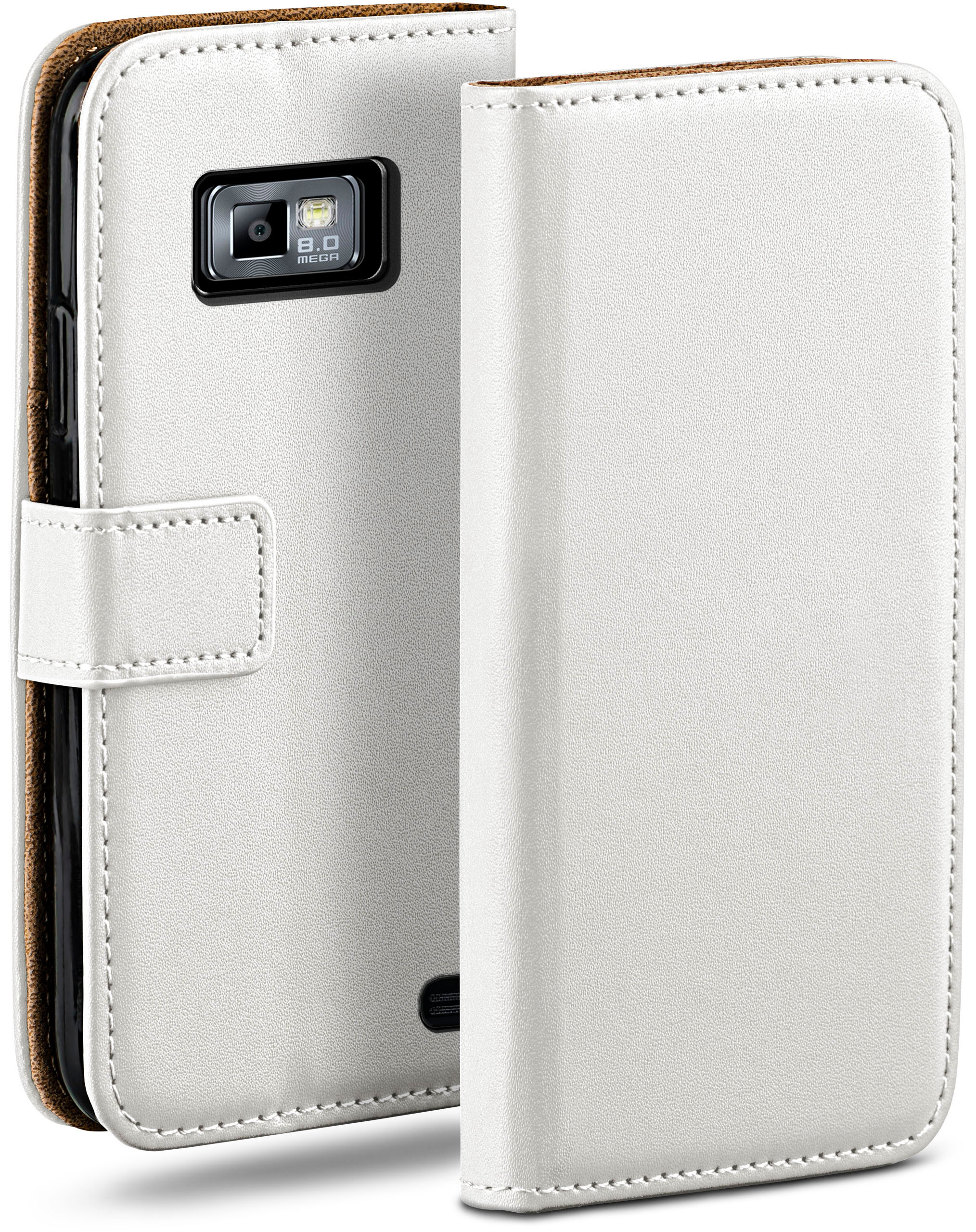 MOEX Book Case, Bookcover, Samsung, S2 / S2 Galaxy Pearl-White Plus