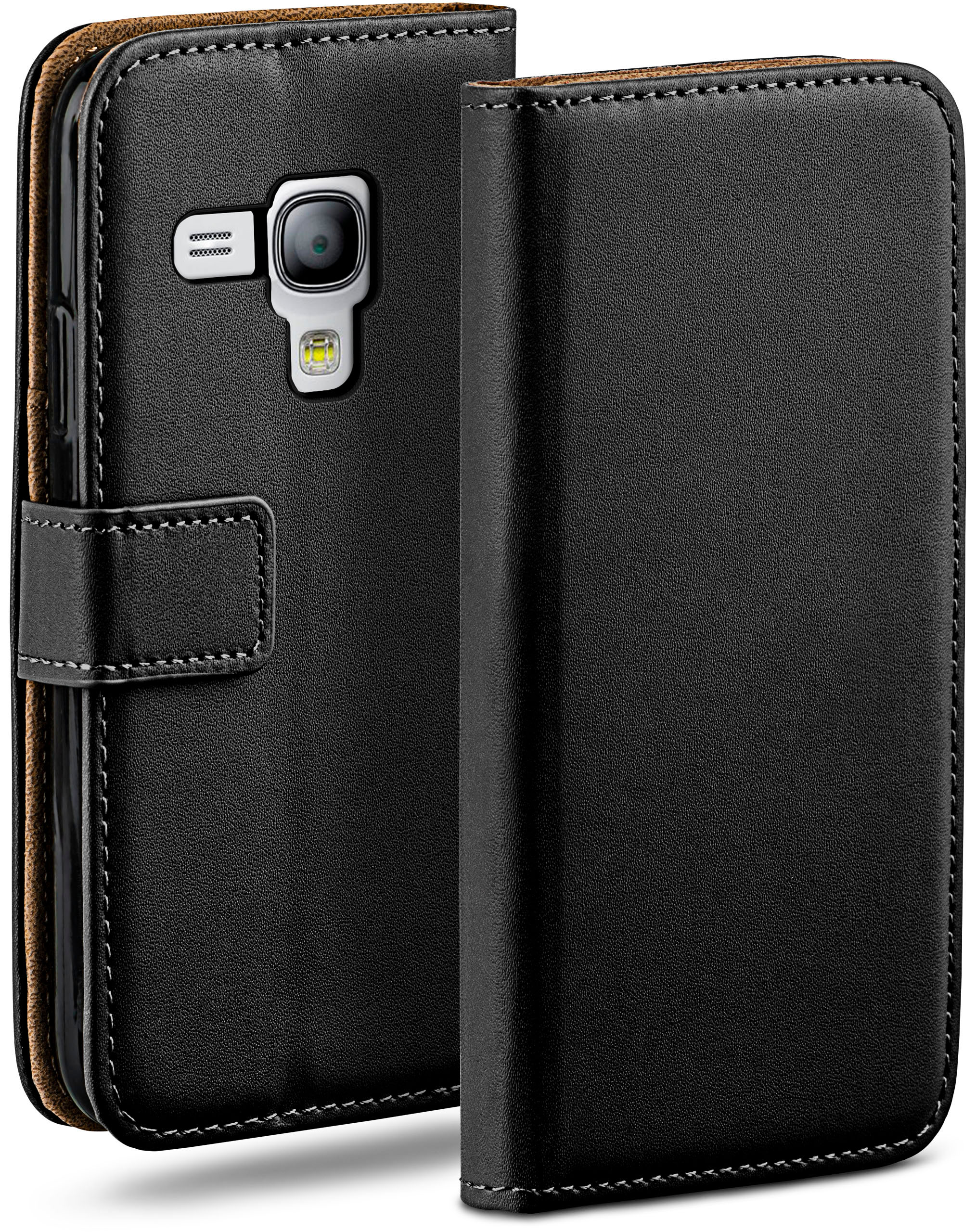 MOEX Book Samsung, Bookcover, Deep-Black Galaxy S3 Case, Mini