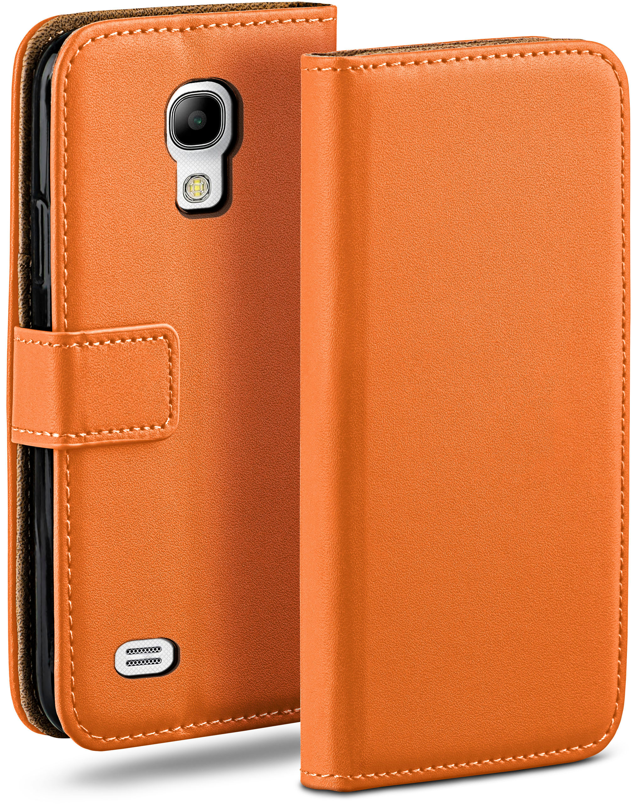 S4 Mini, Samsung, Bookcover, Canyon-Orange Case, Book Galaxy MOEX