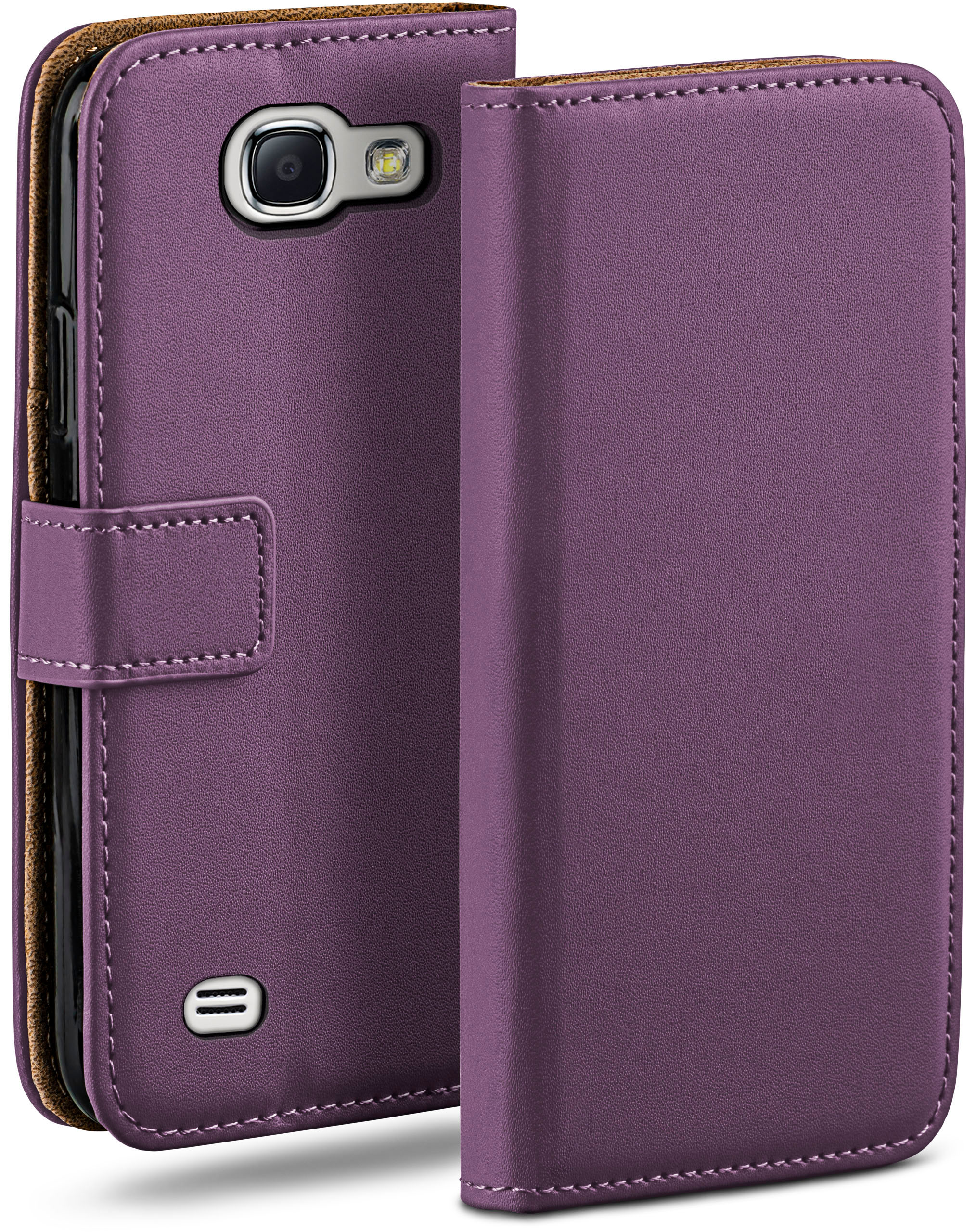 MOEX Book Case, Bookcover, Samsung, Note Galaxy 2, Indigo-Violet