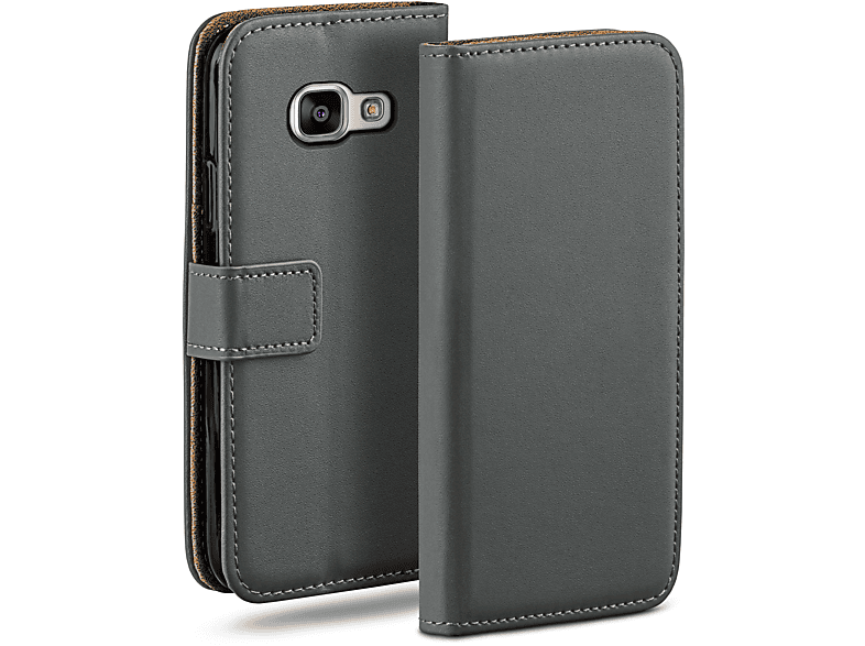 (2016), MOEX Case, A3 Bookcover, Galaxy Samsung, Book Anthracite-Gray