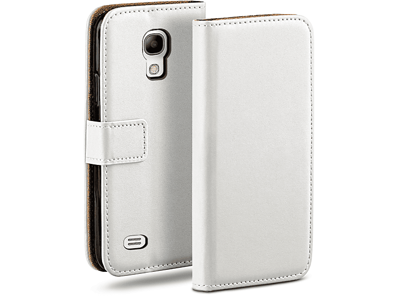 Mini, MOEX Pearl-White Samsung, Galaxy Book Case, Bookcover, S4