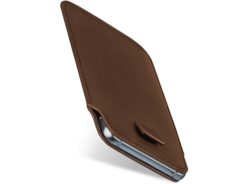 (2017), LG, K10 MOEX Cover, Slide Case, Full Oxide-Brown