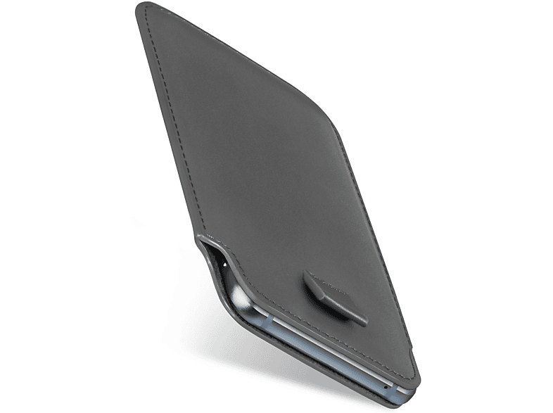 MOEX Slide Case, Pixel Cover, Google, 4a, Anthracite-Gray Full