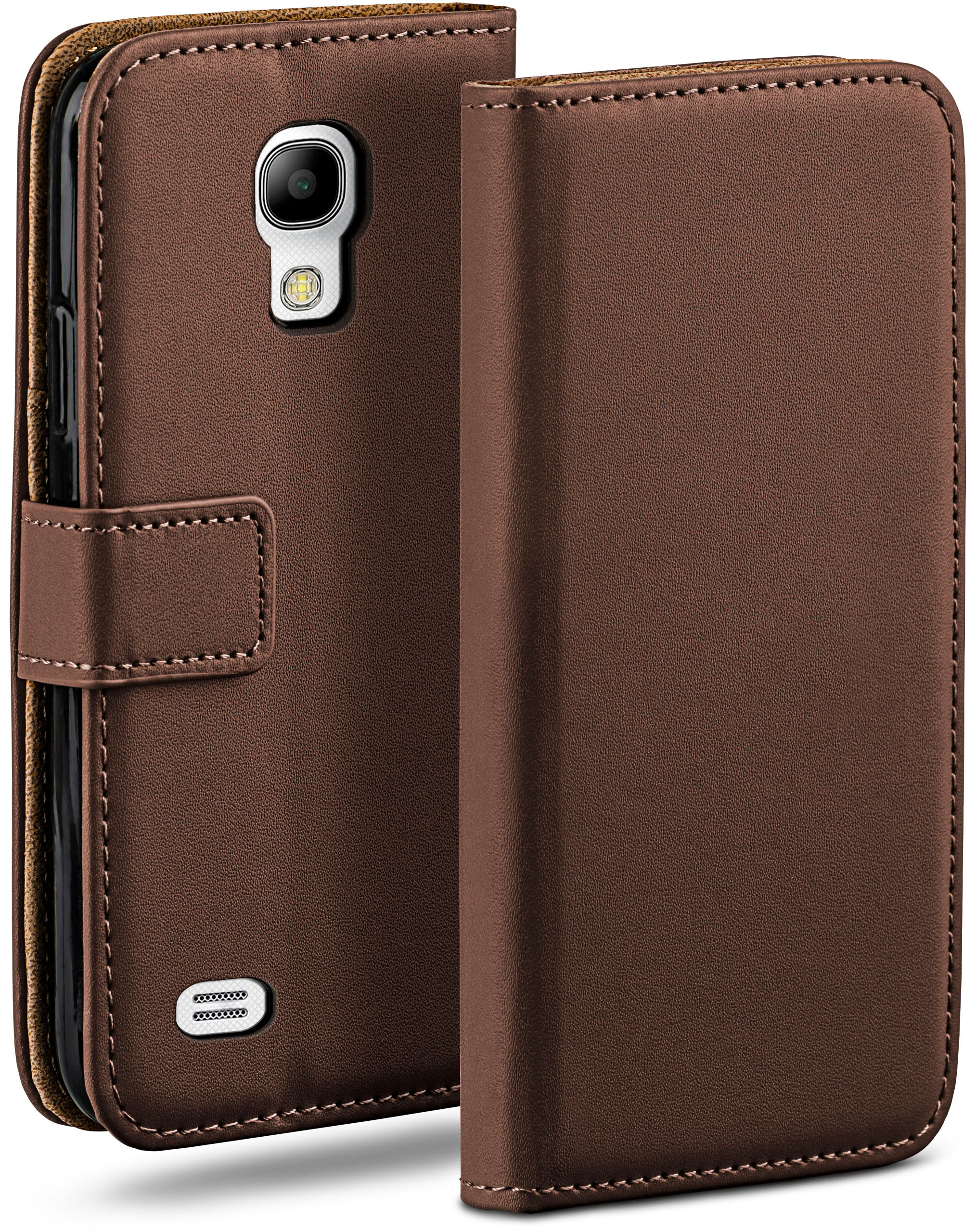 MOEX Book S4 Case, Mini, Oxide-Brown Bookcover, Galaxy Samsung