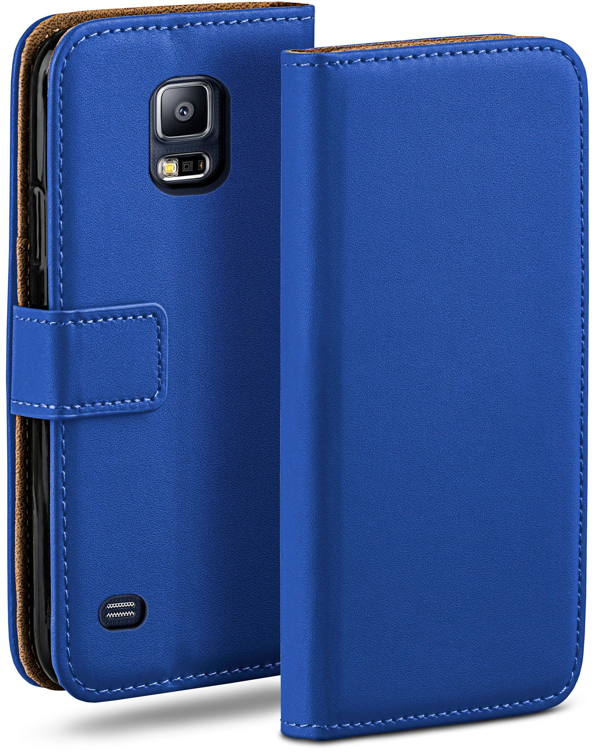 MOEX Book Neo, Royal-Blue Bookcover, Samsung, Case, S5 S5 Galaxy 