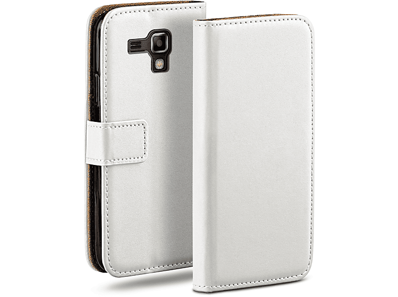 MOEX Book Case, Bookcover, Samsung, Galaxy S Duos 2, Pearl-White