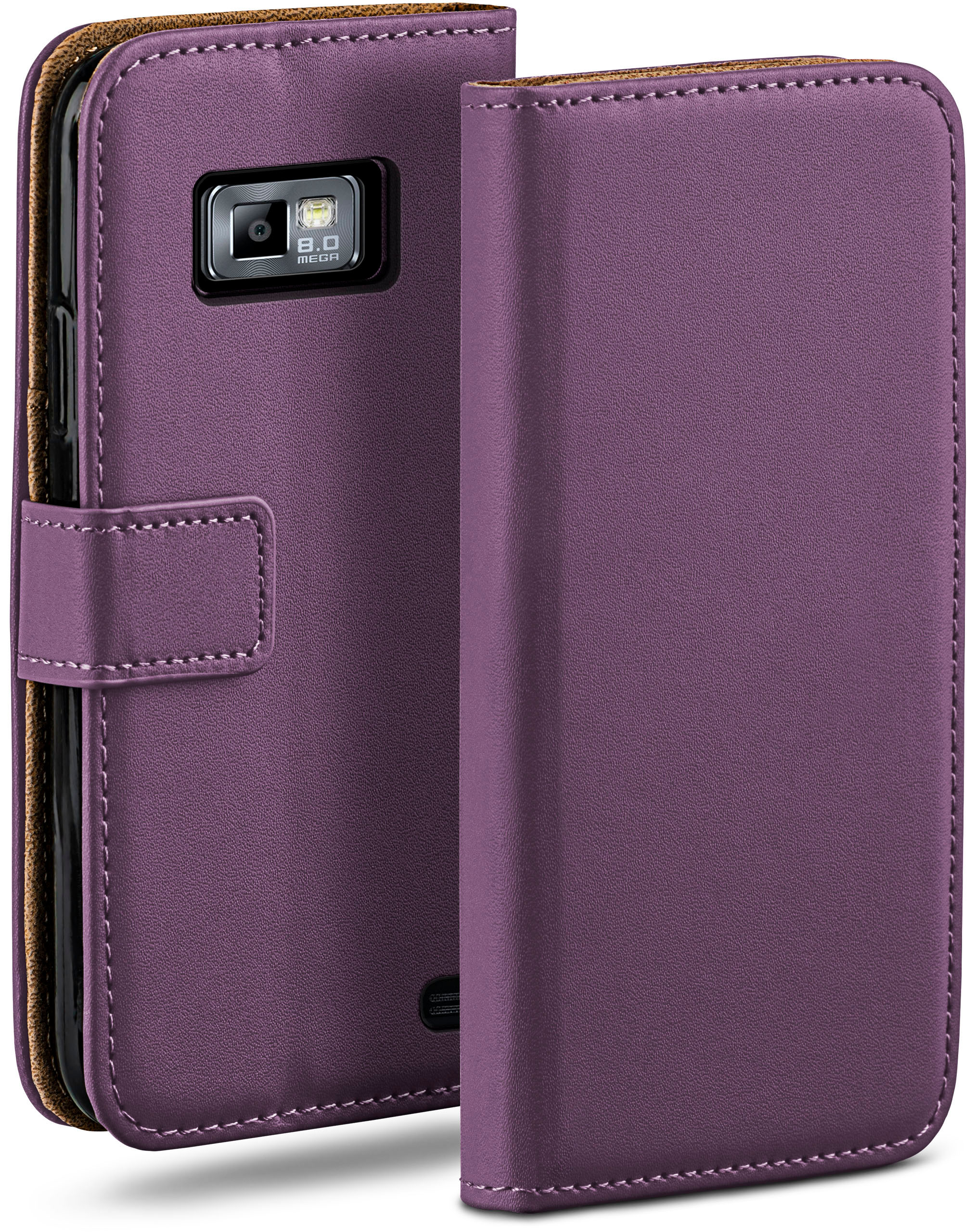 Bookcover, S2 MOEX Book Case, Indigo-Violet S2 Galaxy / Samsung, Plus,