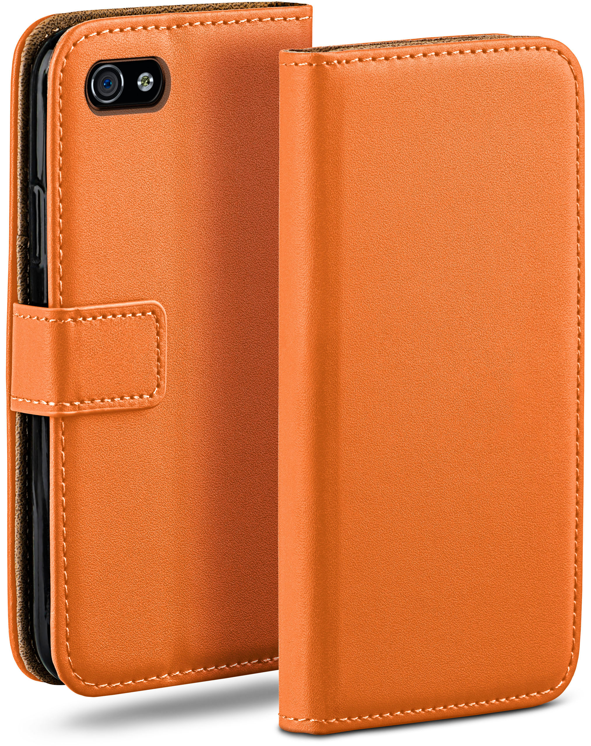 / iPhone Apple, Book Case, iPhone Bookcover, Canyon-Orange 4s 4, MOEX