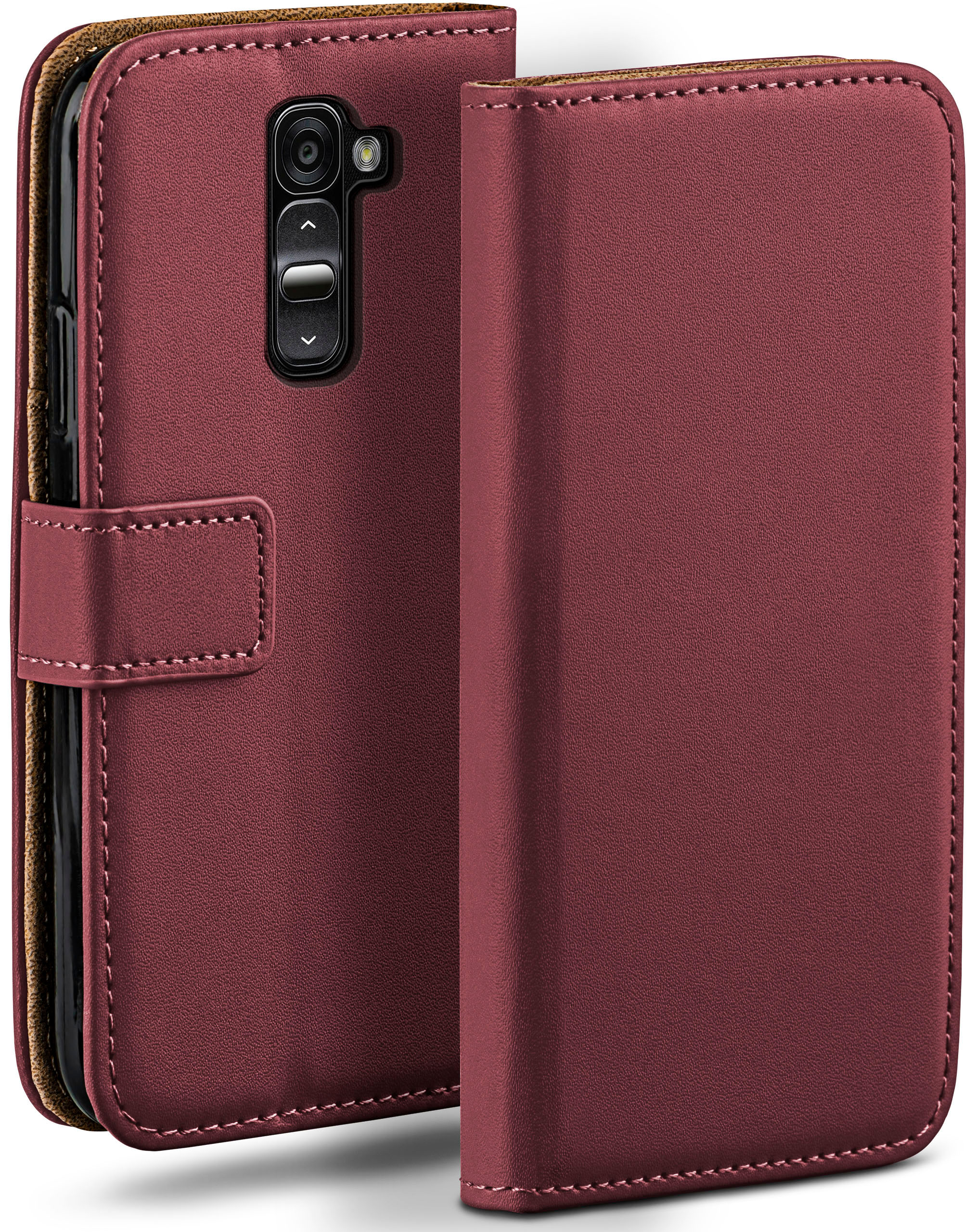 MOEX Book Maroon-Red G2, LG, Case, Bookcover