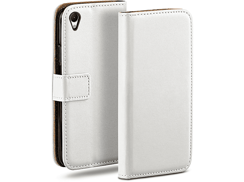 MOEX Book Case, Bookcover, Pearl-White Xperia Z3, Sony