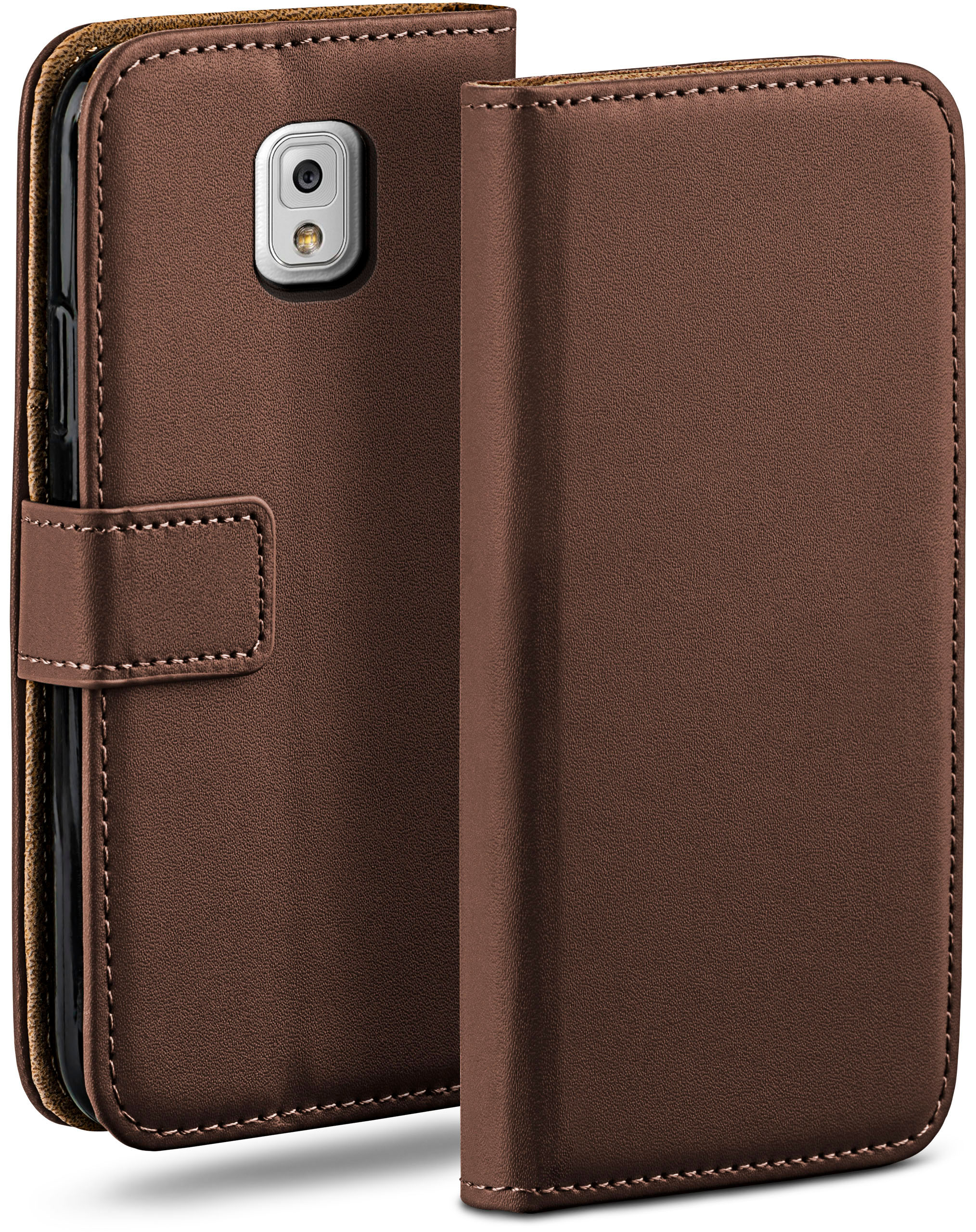 MOEX Book Bookcover, Note Samsung, Oxide-Brown Case, Galaxy 3
