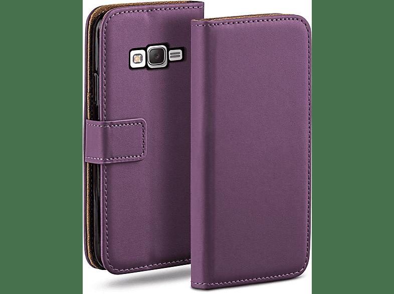 J5 Book Indigo-Violet MOEX Case, Samsung, Galaxy (2015), Bookcover,