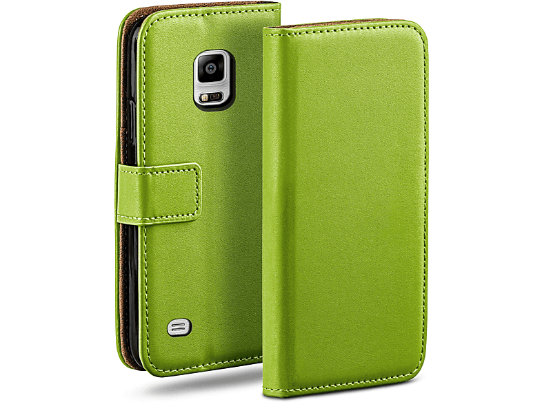 MOEX Book Case, Bookcover, Samsung, Galaxy Note 4, Lime-Green
