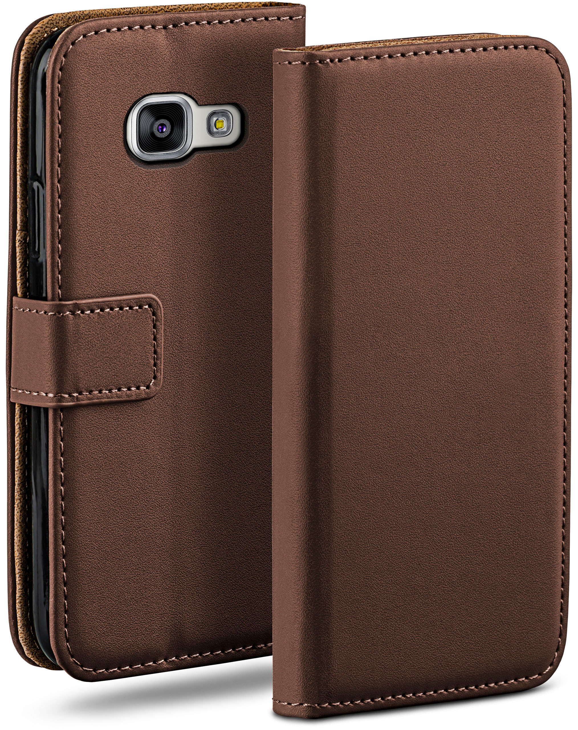 (2016), Case, MOEX Galaxy A3 Oxide-Brown Bookcover, Book Samsung,