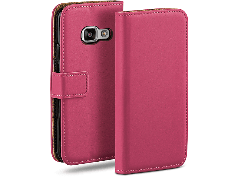 A5 Bookcover, Berry-Fuchsia Case, MOEX Galaxy Samsung, (2016), Book