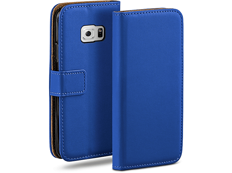 MOEX Book Case, Bookcover, Samsung, Galaxy S6, Royal-Blue