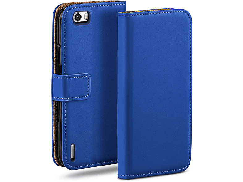 Bookcover, Royal-Blue Case, 6, MOEX Honor Huawei, Book