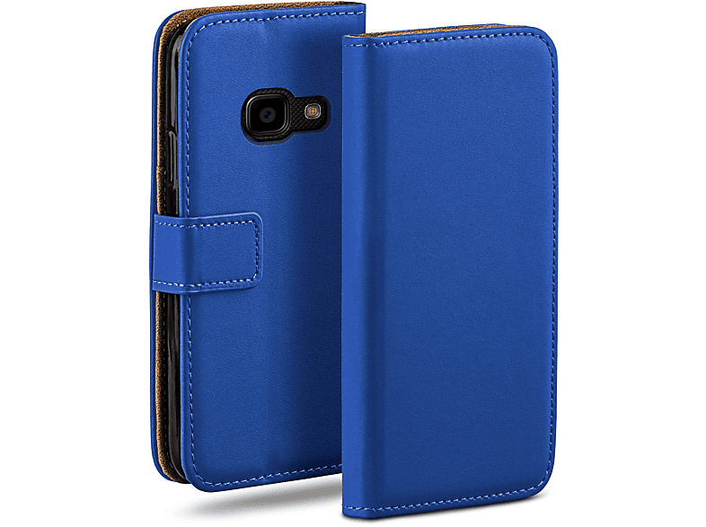 MOEX Book Case, Bookcover, Samsung, Galaxy Xcover Royal-Blue 4