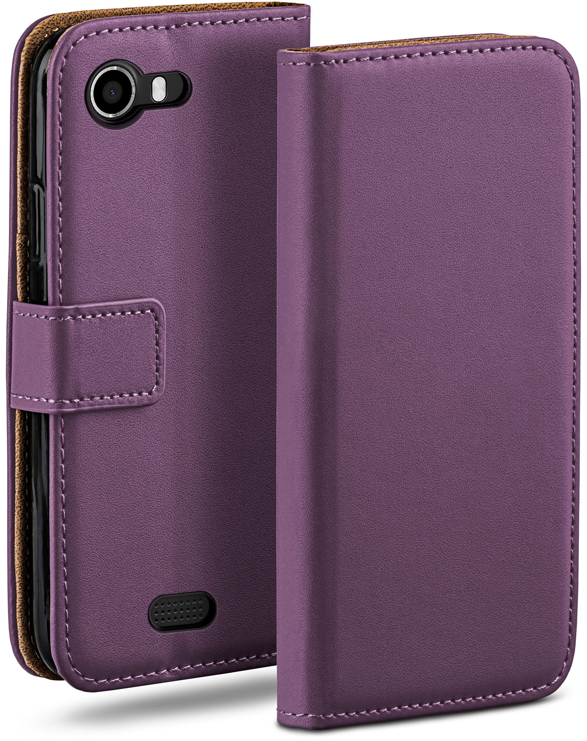 MOEX Book Case, Bookcover, Wiko, Lenny, Indigo-Violet