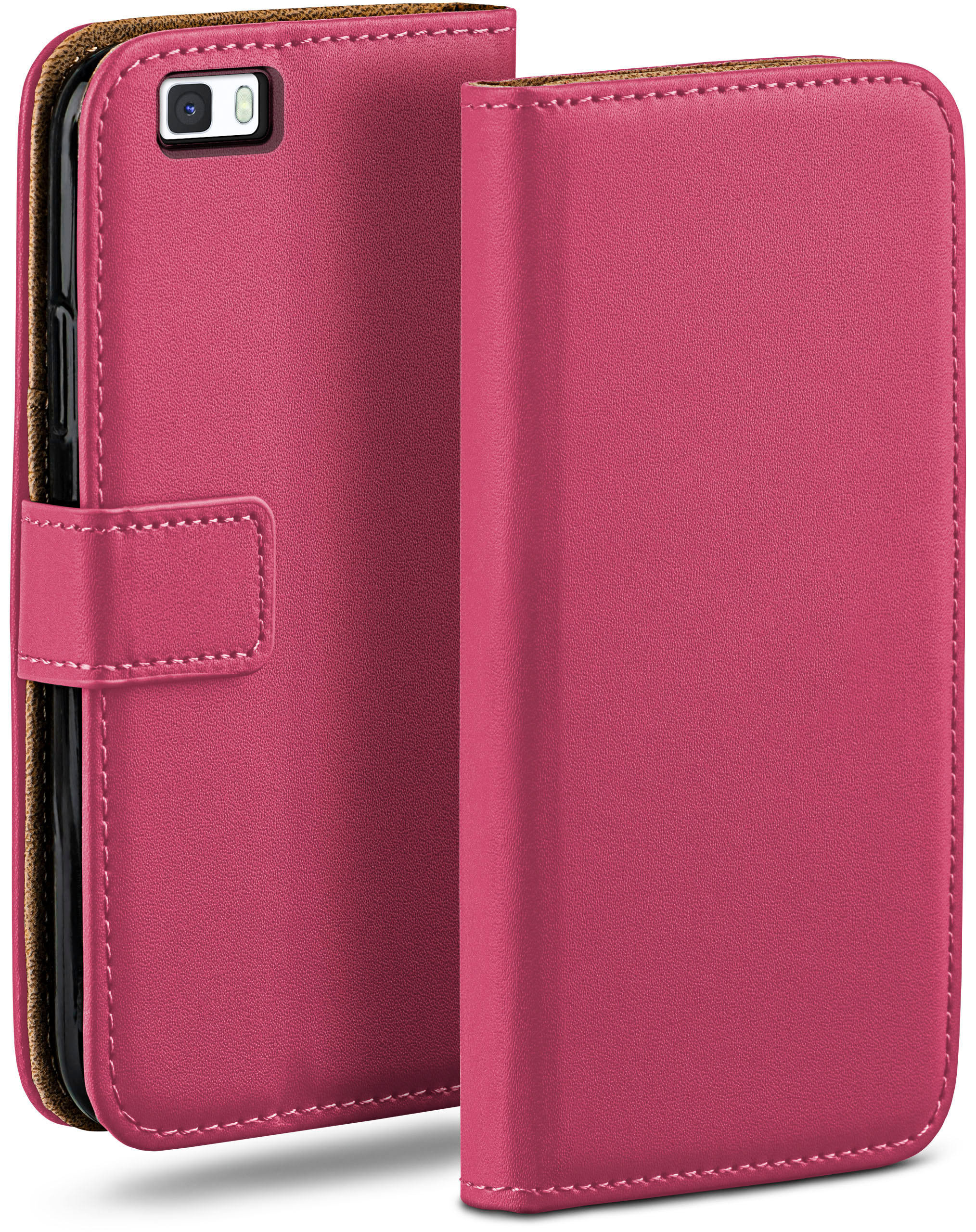 MOEX Book Case, Bookcover, Lite P8 2015, Berry-Fuchsia Huawei