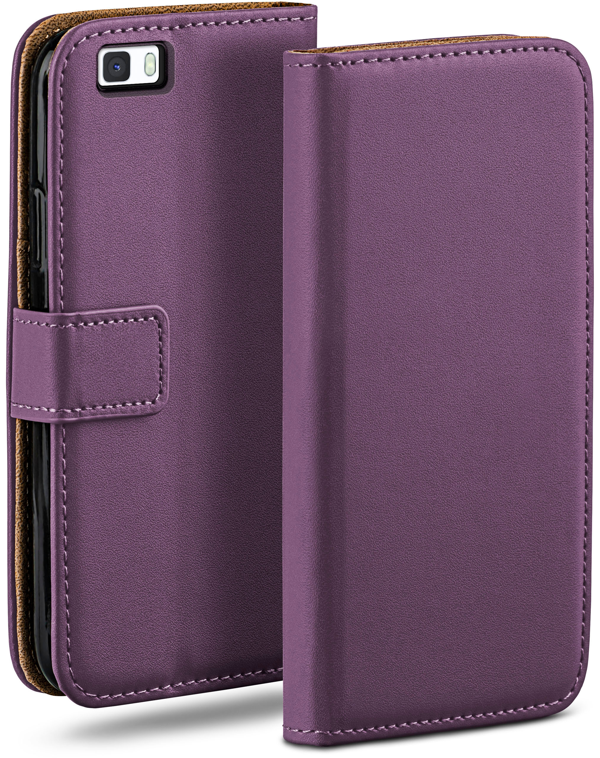 Case, Lite 2015, Huawei, Book MOEX Indigo-Violet Bookcover, P8