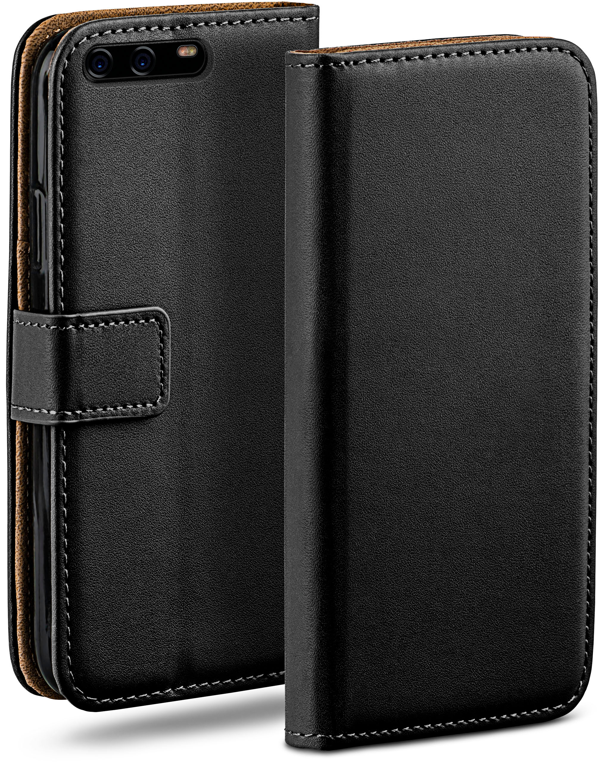 MOEX Book Case, Bookcover, Plus, Huawei, P10 Deep-Black