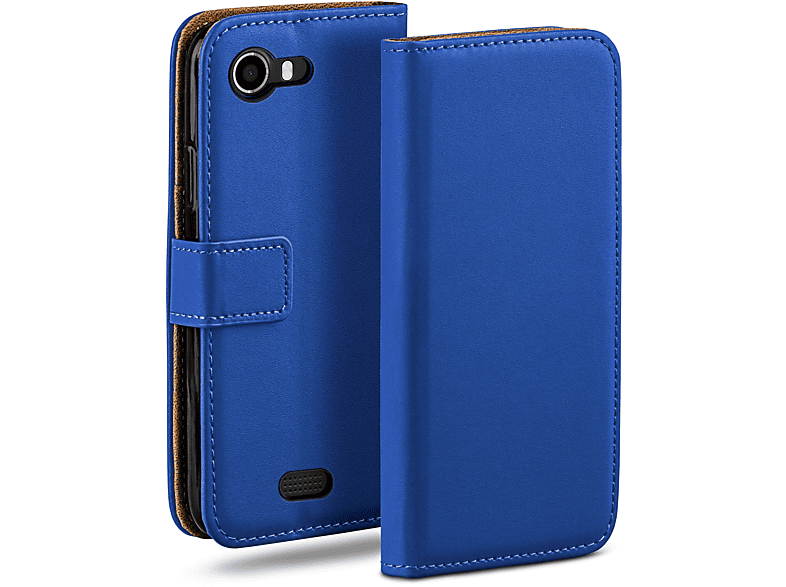 MOEX Book Case, Bookcover, Wiko, Lenny, Royal-Blue