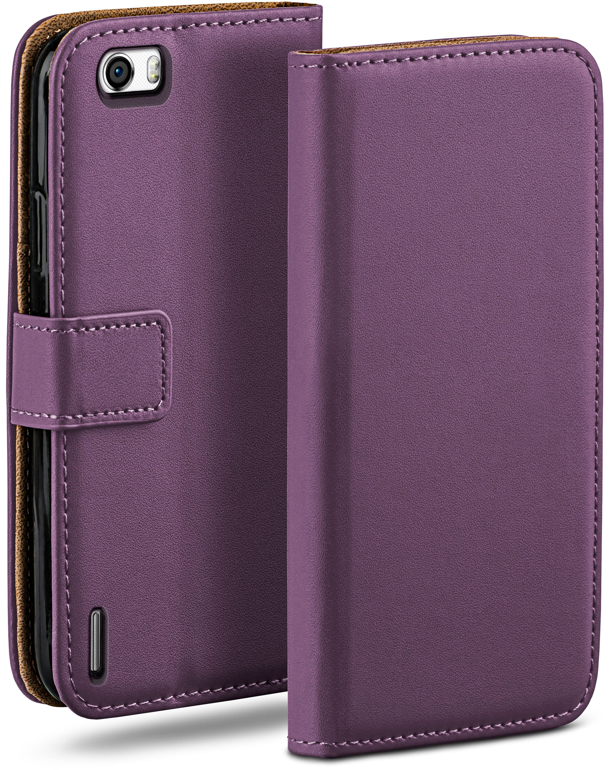 MOEX Book Case, Bookcover, Huawei, Honor Indigo-Violet 6