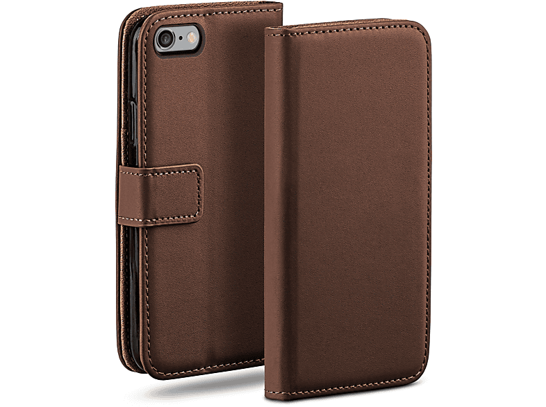 MOEX Book Case, Bookcover, Apple, iPhone 6s Plus / 6 Plus, Oxide-Brown