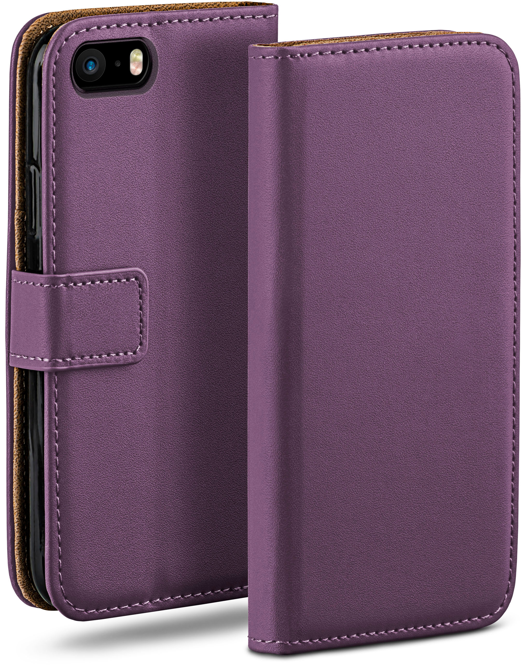 5 / (2016), Case, Indigo-Violet iPhone Book SE / Bookcover, MOEX Apple, 5s