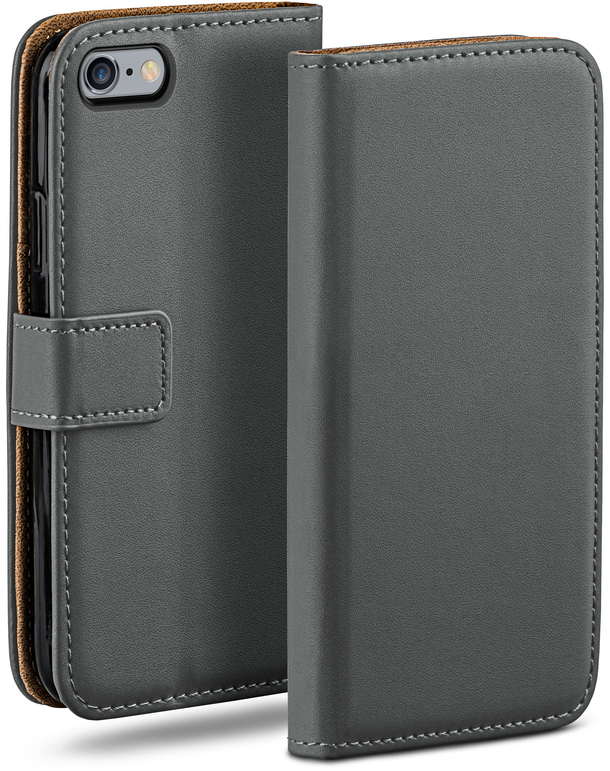 iPhone Anthracite-Gray 6, iPhone Book Bookcover, 6s Apple, Case, / MOEX