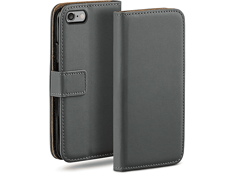 MOEX Book Case, Bookcover, iPhone 6, Apple, / Anthracite-Gray iPhone 6s