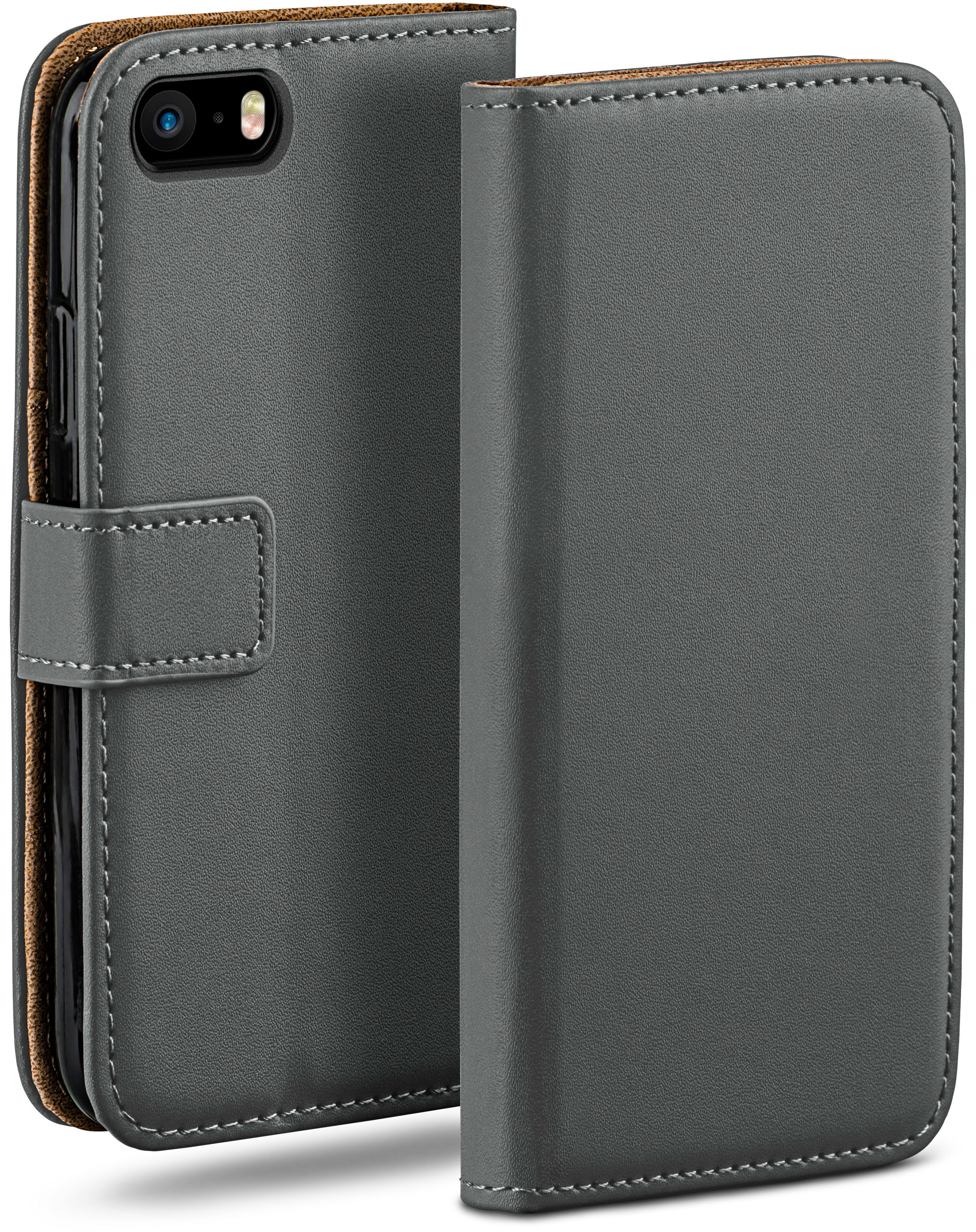 Anthracite-Gray Apple, 5 (2016), 5s Bookcover, / MOEX Book iPhone Case, SE /