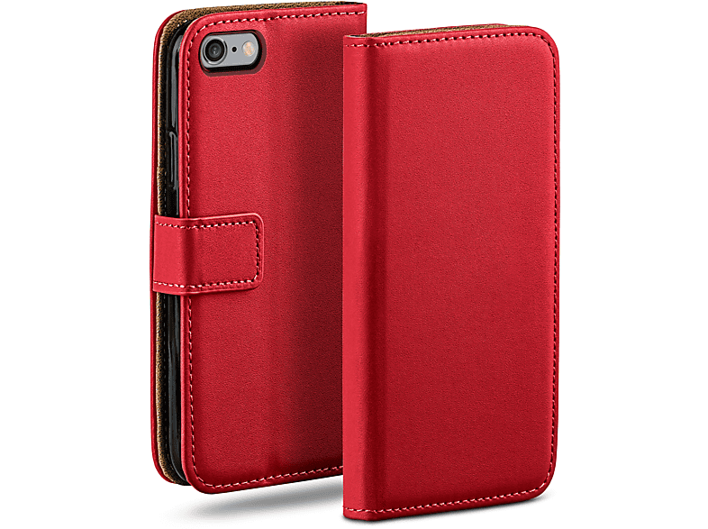 MOEX Book iPhone Apple, Case, Bookcover, 6, 6s iPhone Blazing-Red 